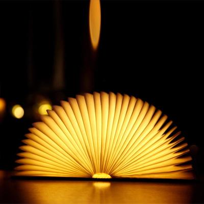 China 2021 best selling lumio wood folding portable creative usb mini bedside amazon amazon reading led book lamp for sale