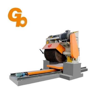 China Industrial Thick Stone Slab Multiblade Marble And Granite Stone Cutting Machine for sale