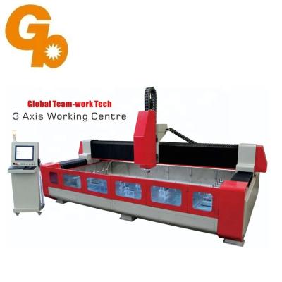 China Factory 3axis CNC Stone Processing, Cutting, Shaping, Polishing, Sharpening Center Cutting Machine for sale