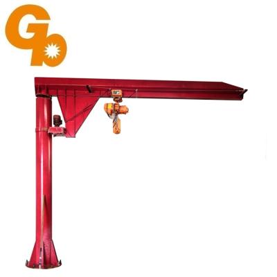 China Building Material Stores Lifting Equipment Single Arm 1ton Jib Crane for sale