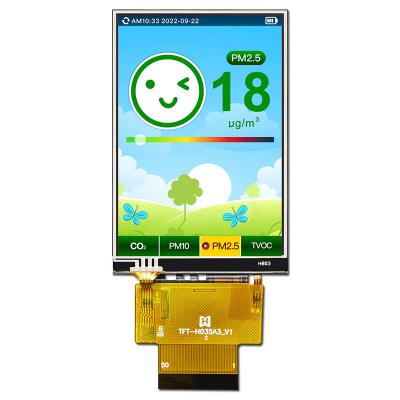 China Vertical 3.5 Inch TFT LCD Module , Multifunctional TFT Capacitive Screen for sale