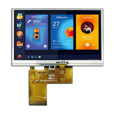 Κίνα 3.3V ανθεκτικό LCD 4,3 ίντσα, 800x480 LCD TFT 4,3 ίντσα tft-H043A10SVIST5R40 προς πώληση