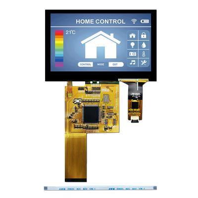 Китай 4,3 изготовитель дисплея монитора TFT LCD Pcap монитора дюйма 800x480 TFT Lcd продается