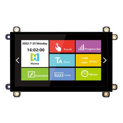 중국 5V IPS 5인치 HI LCD 디스플레이 내구성 800x480 픽셀 TFT-050T61SVHDVUSDC 판매용