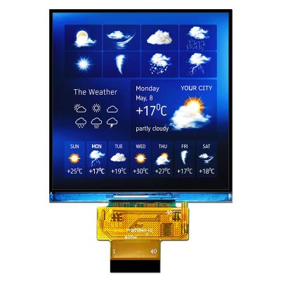 China 4 Anzeigen-Sonnenlicht lesbares SPI RGB ST7701S des Zoll-480x480 Dots Square TFT LCD zu verkaufen