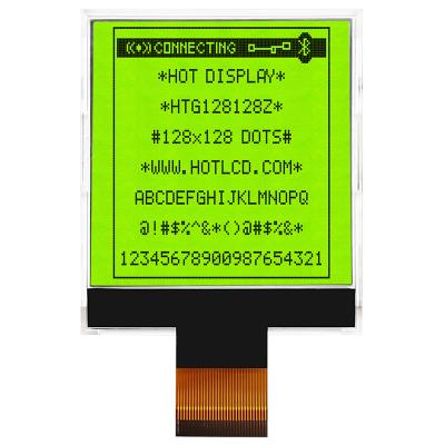 China grafische STN-graue Anzeige HTG128128Z ZAHN 128X128 LCD-Modul-SSD1848 zu verkaufen