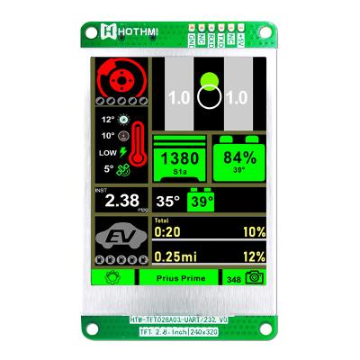 China 2,8 Zoll UART-Anzeigen-Modul, intelligente Module der Anzeigen-240x320 zu verkaufen