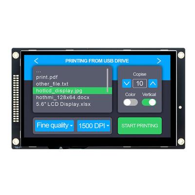 China Pantalla táctil capacitiva de 7 pulgadas Interfaz IPS 1024x600 RGB para Raspberry Pi en venta