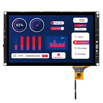 China 10.1 inch HI IPS 1024x600 TFT LCD-module Display Capacitive Touch Met Raspberry Pi Te koop