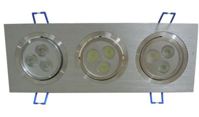 China Custom 85 - 265V / 9W / 50HZ / 120 Degree LED Ceiling Lamp for Home, Bars, Cafes for sale