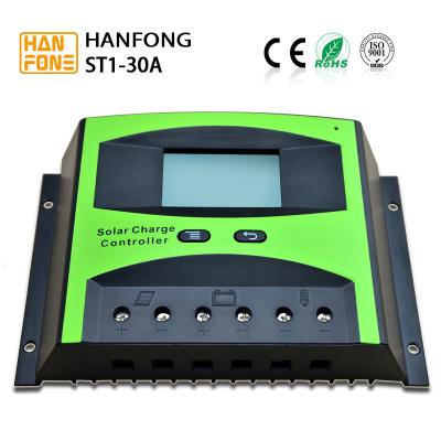 China LCD Display 12 Volt 30 Amp PWM Solar Charge Controller 12V For Solar System Home for sale