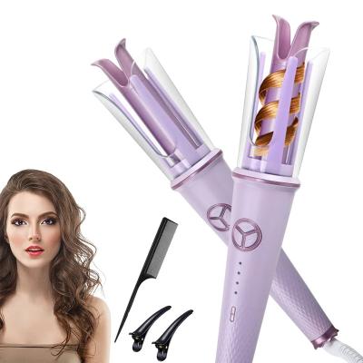 China Auto-rotate; Ion Hair Care Amazon Hot Selling Negative Curling Iron Rotating Curling Wand Logo Hair Rollers Set Custom 360 Degree Hair Curlers for sale