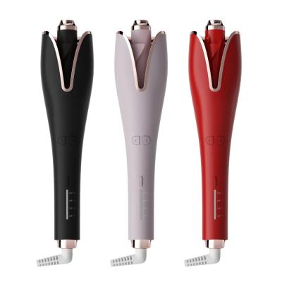 China Hair Curler Customize Hair Curler High Quality Safe Automatic Rotating Ceramic Coating Negative Ions Control Curling Iron for sale