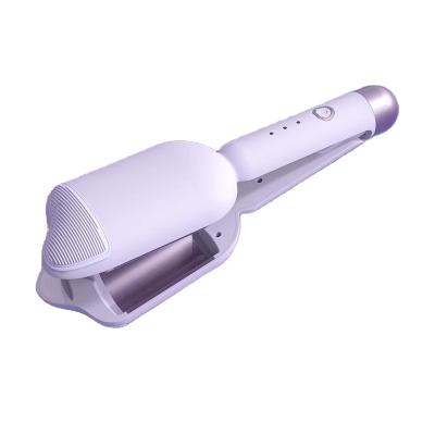 China Negative Ion Hair Care 2023 New Hair Salon Equipment Double Curling Barrel Ceramic Hair Curler Barrels Iron Wand Two Irons Crimper Hair Iron for sale