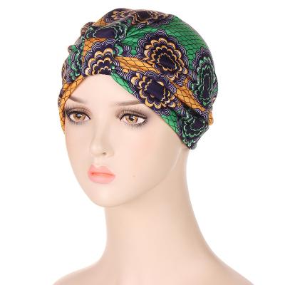 China Hot Selling Custom Picture Printing Turbans For Women Outdoor Fashion Muslim Night Sleep Covers Head Wrap for sale