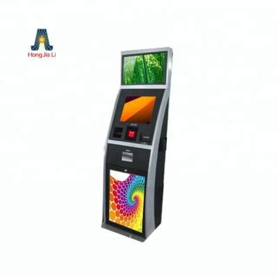 China Indoor Self Service Machine Kiosk With Ticket Printer And Bill Payment Machine for sale