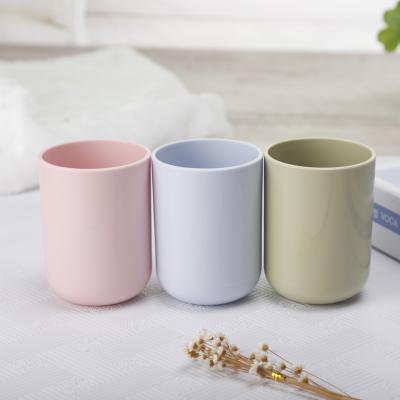 China Sustainable Unbreakable Reusable Bathroom Tooth Cup for sale