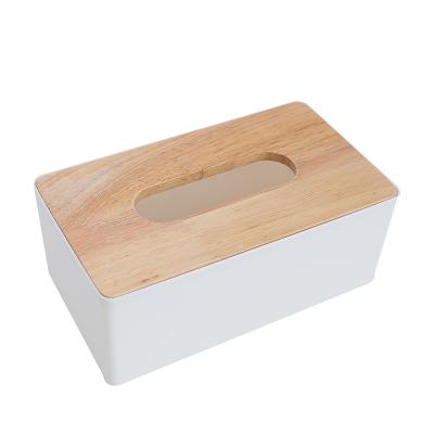 China Minimalist Classic Rectangle Plastic Tissue Box For Home for sale