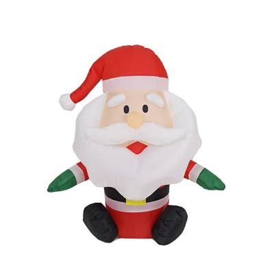 China Popular Xmas Gift 80cm Christmas Decoration Inflatable Element LED Inflatable Outdoor Explosion Inflatables For Outdoor Xmas Yard Lawn Decoration for sale