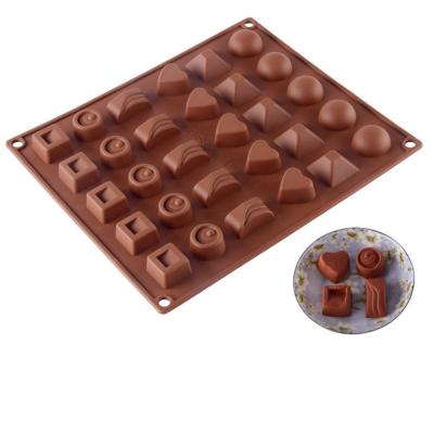 China Meerdere vormen Silicone malen Perfect voor het maken van aangepaste chocolade en Jelly Bean malen Te koop