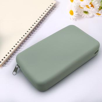 China Waterproof Silicone Travel Cosmetic Bag for Sundries Custom Printed and Affordable for sale