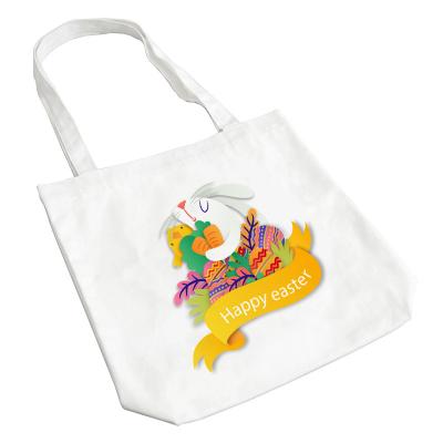 China Hot Selling Eco Friendly Tote Cotton Canvas Bag With Custom Printed Logo for sale