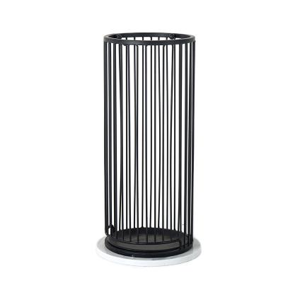 China Viable White Black Umbrella Stand Umbrella Storage Rack For Home Office Market Metal Umbrella Stand With Promotion Price for sale