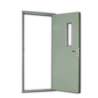 China Wholesale Fire Protection Entrance Door Metal Fire Proof Steel Door For School for sale