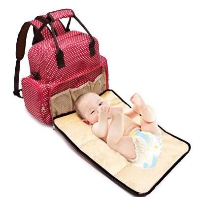 China Large Water Resistant Diaper Bag, Baby Diaper Tote Bag Maternity Diaper Shoulder Bag with Strap, Diaper Changing Pad Insulated Pockets for Mom Dad for sale