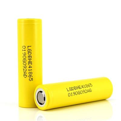 China Abflussbatterie Fahrwerkes HE4 2500mAh wieder aufladbares Lithiumions 2500mAh Fahrwerkes HE4 18650 hohe Batterie für ECig mechanische mods zu verkaufen