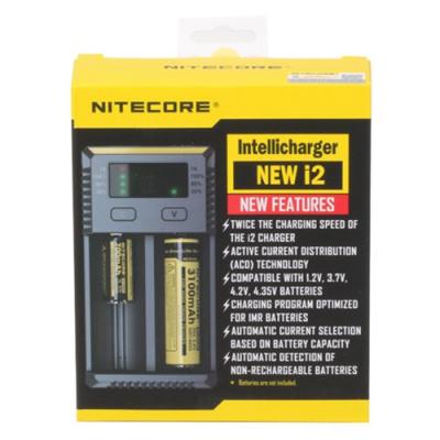 China Nitecore Intellicharger NEW i2 Battery Charger for 18650 18350 AA AAA 14500 18650 battery Nitecore new I2 smart Charger for sale