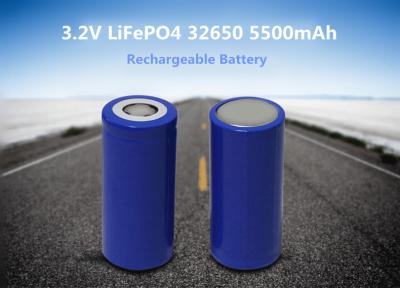 China Batterie 32650 der Eisenphosphatrundzelle 3.2V des Lithiums 5500mah wieder aufladbare LiFePO4 für elektrisches Auto zu verkaufen