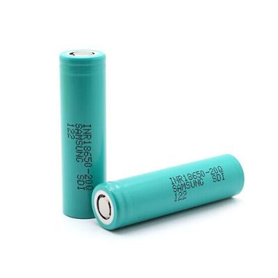 China Authentische 18650 Batterien (der grünen) flacher Spitze 3.7V Samsungs INR18650-20Q 2000mAh Sammlerzellen Li-Ionenwieder aufladbaren zu verkaufen