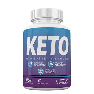 China Effective Natural OEM Keto Pill Weight Loss Natural Organic Weight Loss Capsules Fat Burning Promotes Metabolic Diet Capsules for sale