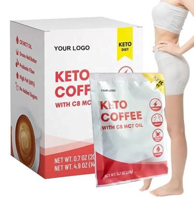 China Weight loss ketone coffee creamer OEM/ODM with mct oil to support energy supplement weight loss fat burning soluble coffee for sale