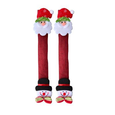 China Christmas Decoration Atmosphere Ornaments Christmas Day Handle Home Decoration Set for sale