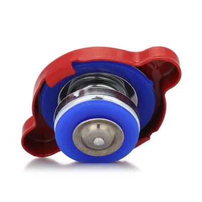 China Universal Aluminum Car 0.9 Bar Pressure Head 9mm Small Red Radiator Protective Caps For Sale for sale