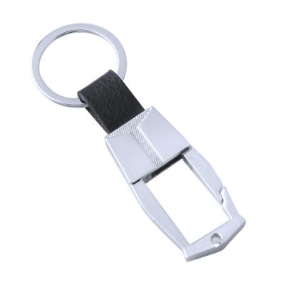 China 2023 eco-friendly materials European and American fashion hot sale promotional PU leather key chain key chain for sale