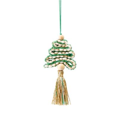 China 2023 Handmade Car Decor Cotton Material Rope Car Hanging Eco-friendly Pendants for sale