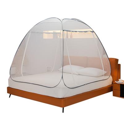 China Folded design anti-fall humanized folding mosquito net for children free installation durable bed net for sale