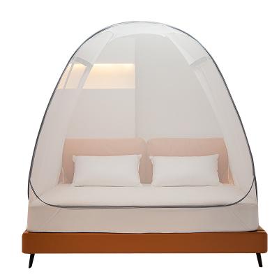 China New Folded Classic Small Dome Free Installation Mosquito Net Summer Foldable Free Installation For Adults And Children for sale