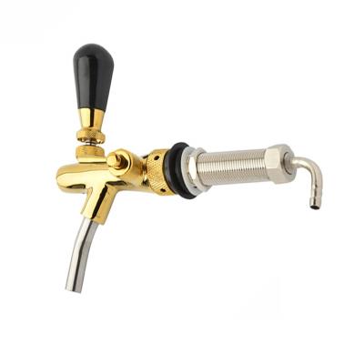 China Eco-friendly Beer Dispenser Tap Beer Keg Faucet With 35mm Leg Draft Beer Tap for sale