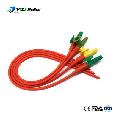 Chine Korea Hot Selling Medical Disposables Latex Red Rubber Suction Catheter Manufacturer à vendre