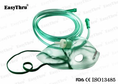 China Full Face Pediatric Oxygen Mask Disposable , Medical Oxygen Mask With Nebulizer And Tube for sale