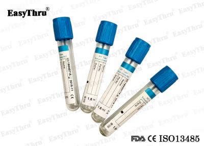 China Coagulation Blood Sample Collection Vials , Vacuum Bvenous Blood Specimen Tubes for sale