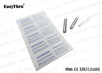 China Medical Surgical Blood Collection Tubes / Sterile Stainless Steel Blood Lancet for sale