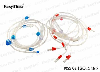 Chine Tuyauterie chirurgicale jetable de sang de produits de PVC de catégorie médicale réglée pour la hémodialyse à vendre