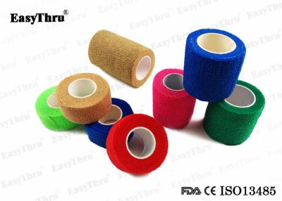 China Colorful Self Adhesive Elastic Bandage , Breathable Comfortable Medical Bandage Wrap for sale