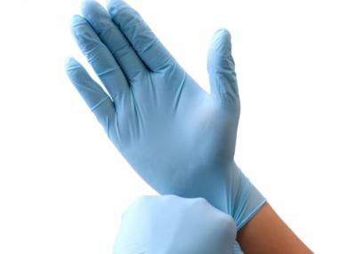 China guantes médicos disponibles azules del látex de 240m m Xl en venta