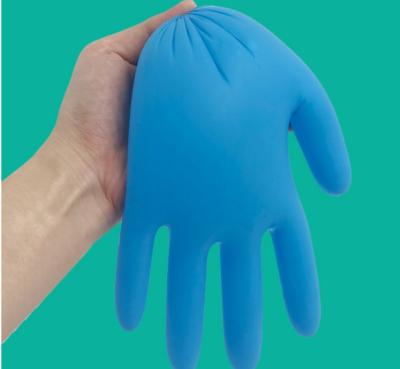 China Guantes disponibles del hospital de la longitud del látex 240m m del OEM en venta